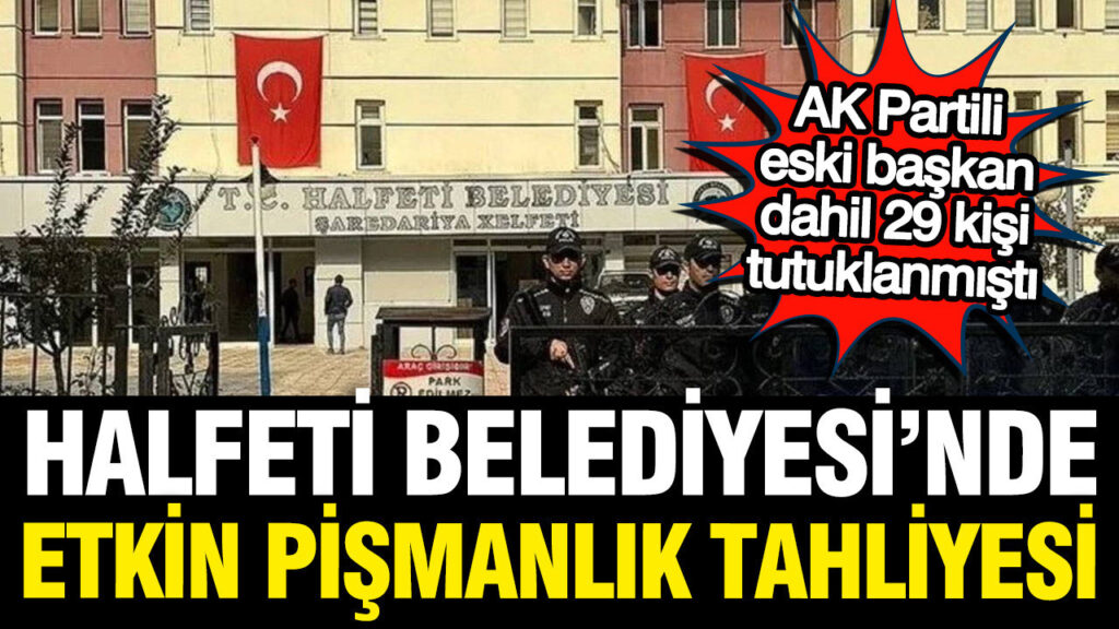 AK Partili Halfeti Belediyesi operasyonunda yeni gelişme: 14 kişi tahliye edildi